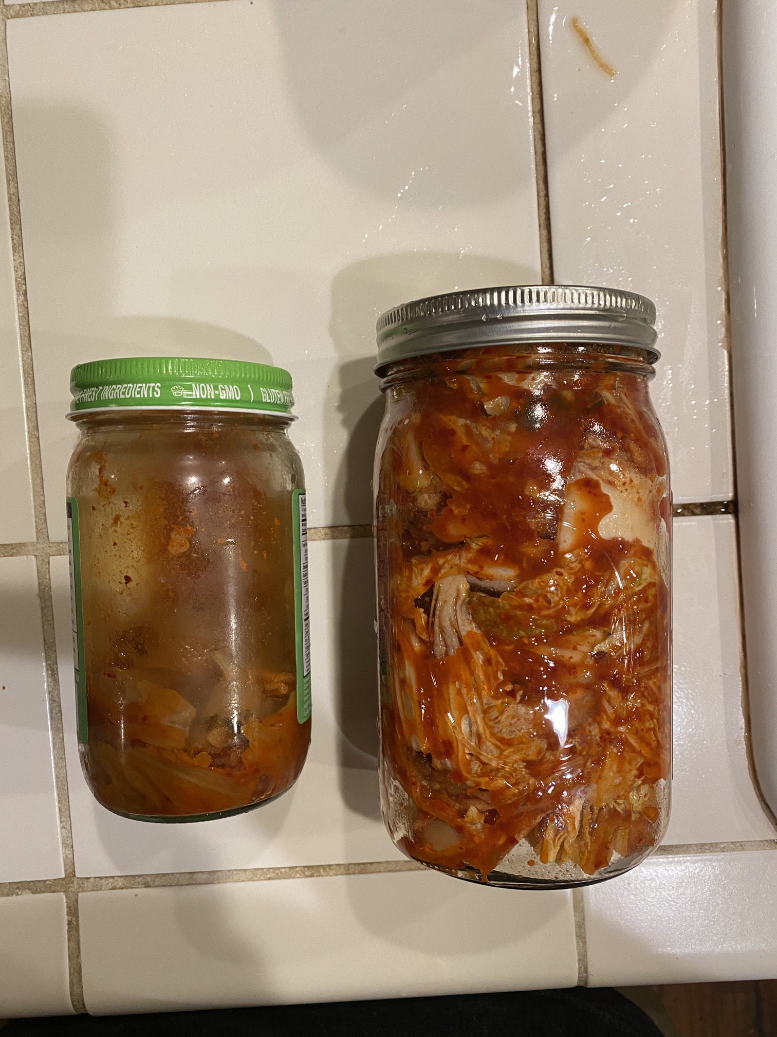 Figure 4: Shoutout to Whole Foods for stocking a kimchi that was nasty enough to make me make my own.