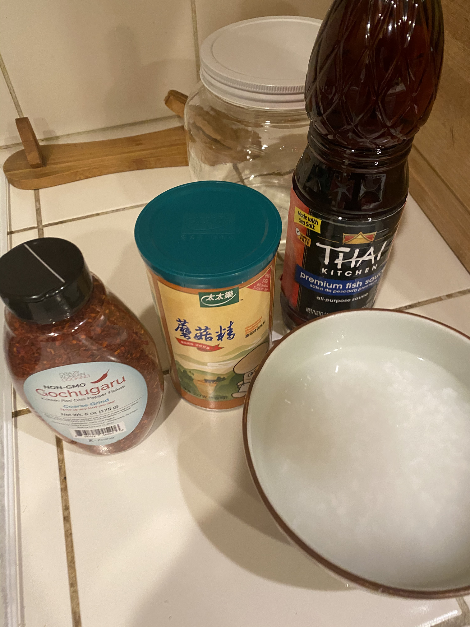 Figure 1: I used leftover rice porridge since I didn’t have rice flour.